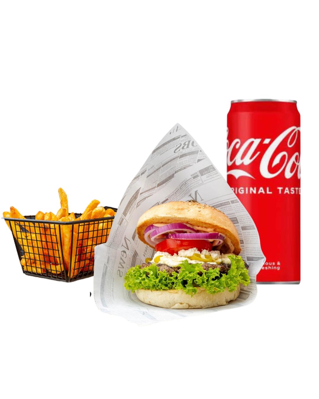 El Greco Burger Menü