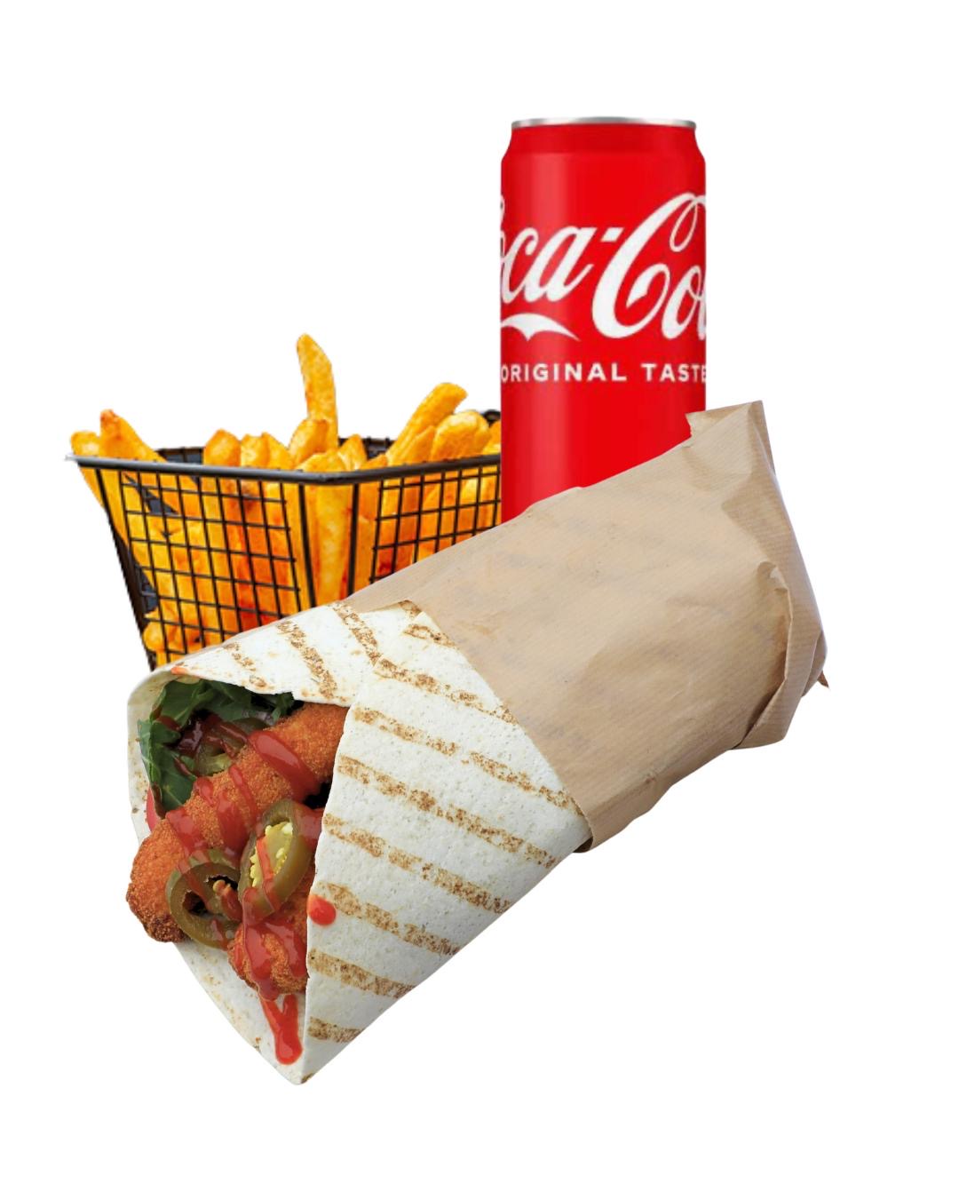 Spicy Crunch Wrap Menü